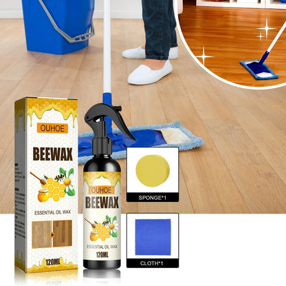 3 Pcs Natural Beeswax Spray, Bees Wax Furniture Polish And Cleaner, Beeswax Wood Polish,For Living Room Kitchen And Wooden Furniture Floors.(360ML)