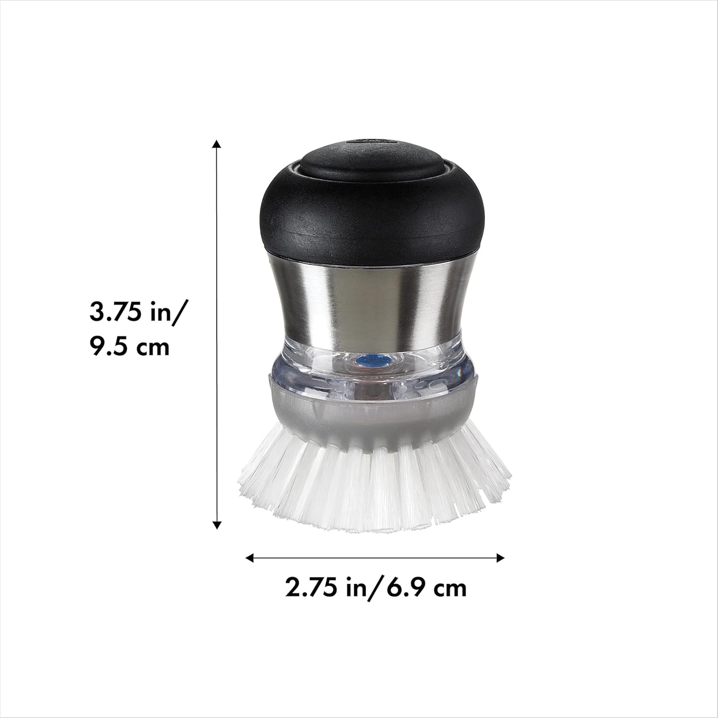 OXO Steel Soap Dispensing Palm Brush Refills, 2-Pack