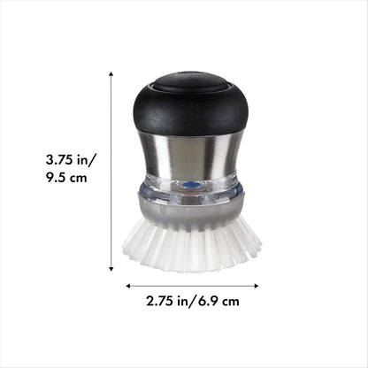 OXO Steel Soap Dispensing Palm Brush Refills, 2-Pack