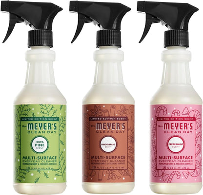 Mrs. MEYER'S CLEAN DAY Liquid Dish Soap 3 Pack Variety, Acorn Spice, Apple Cider, Fall Leaves, 16 OZ Each, 1 CT
