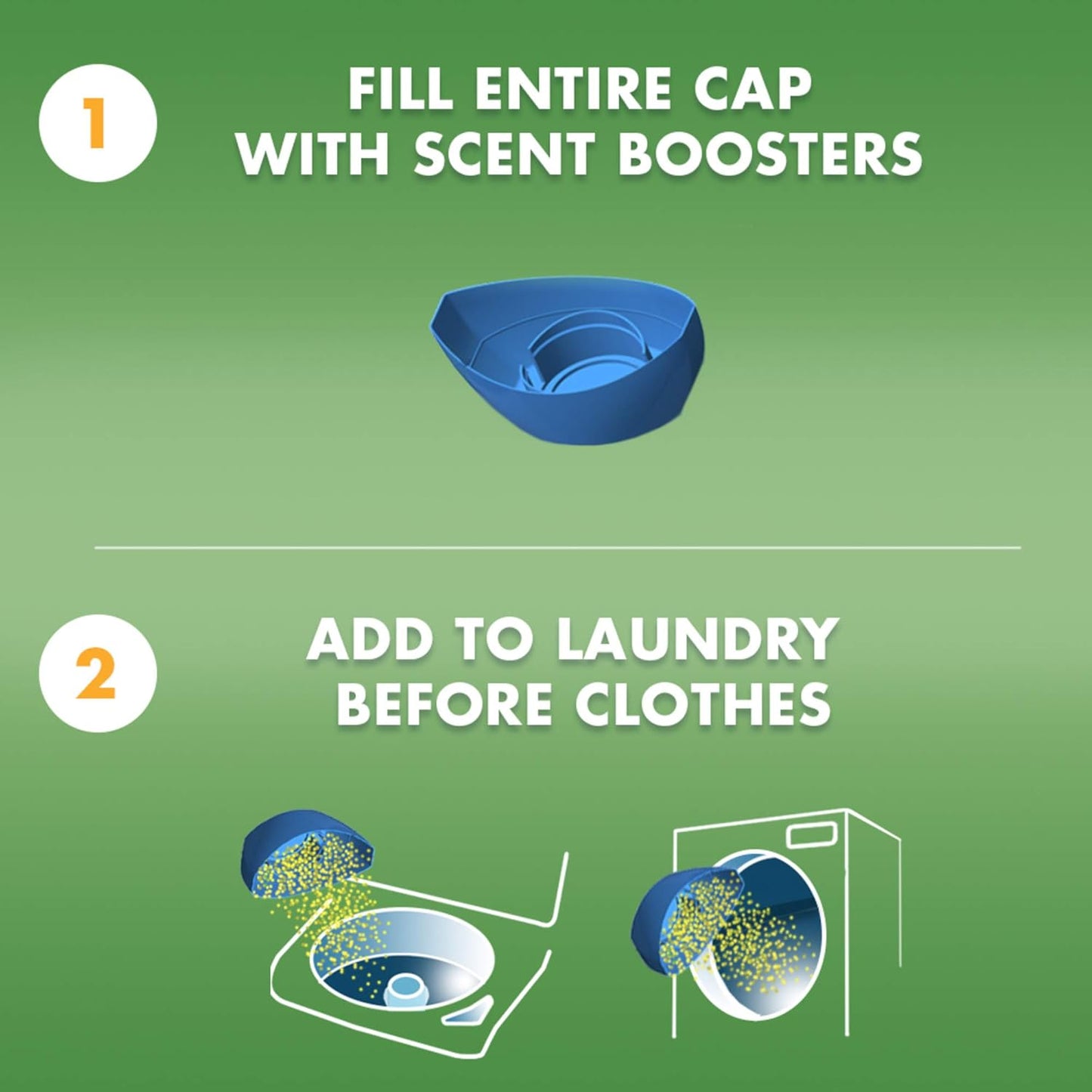 ARM & HAMMER Clean Scentsations In-Wash Scent Booster, Laundry Scent Booster Clean Meadow scent, 24 Oz