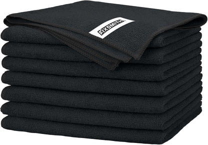 FIXSMITH Microfiber Cleaning Cloth - Pack of 8, Size: 12 x 16 in, Multi-Functional Cleaning Towels, Highly Absorbent Cleaning Rags, Lint-Free, Streak-Free Cleaning Cloths for Car Kitchen Home