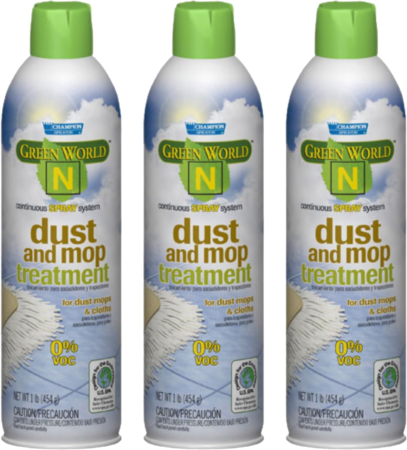 Champion Sprayon Dust and Mop Treatment. 3-14oz. Net Can.