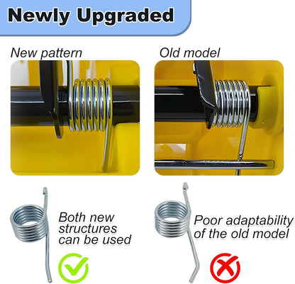 Comercial Mop Bucket Spring Replacement 3 Count Side-Press Wringer Torsion Springs Large 8 Loop Torsion Spring