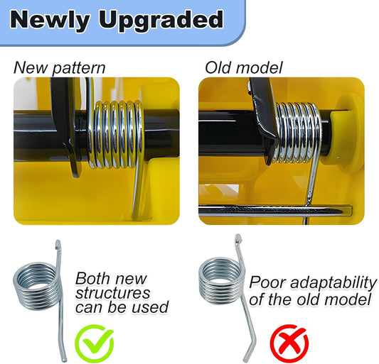 Comercial Mop Bucket Spring Replacement 3 Count Side-Press Wringer Torsion Springs Large 8 Loop Torsion Spring