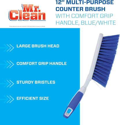 Mr. Clean 442402 Durable Bristle Handle Scrub