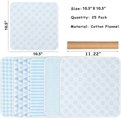 25 Pack Reusable Paper Towels, Paperless Towels Roll Washable Cotton Cloth for Kitchen Towels Zero Waste Products Alternative Paper Towels Alternative (Bohemian)