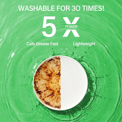 Dishwasher Detergents Sheets-100% Natural Plant-Based Eco Dishwashing Soap Solid Enzymes Grease Removal & Shiny Finish Compatible with Large & Small Dishwashers Tablets Residue-Free (Orange)