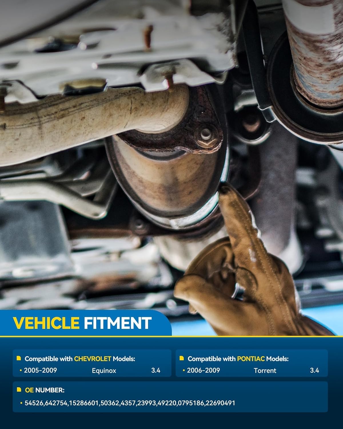 PHILTOP Left and Right Catalytic Converter Replacement For 2005-2010 300 2.7/3.5L V6 RWD, 2006-2010 Charger 2.7/3.5L V6 RWD, 2005-2008 Magnum 2.7/3.5L V6 RWD Replace 55434, 55433 (EPA Compliant) - Colors C
