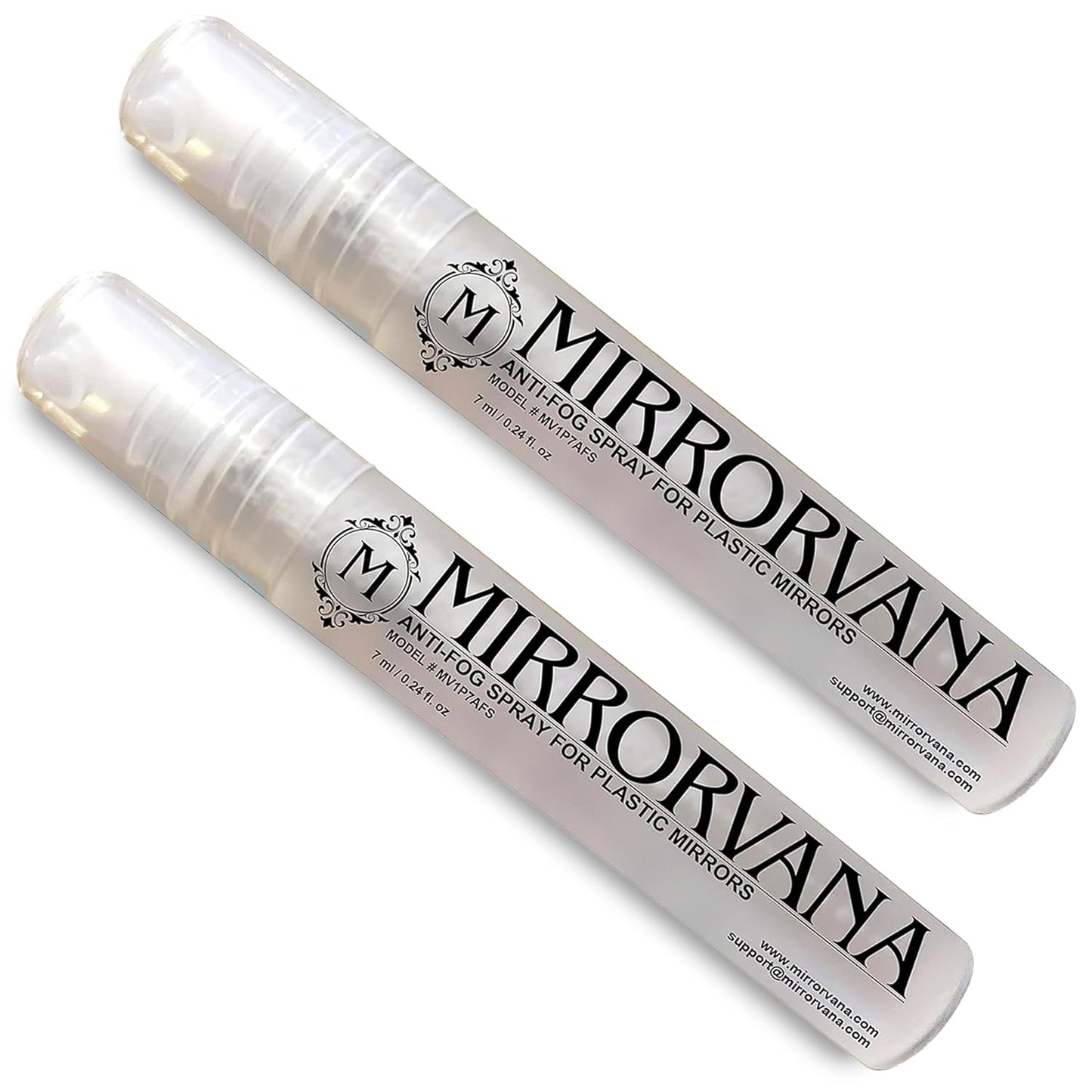 MIRRORVANA Anti Fog Spray for Shower Mirror (1 Bottle) - Maintains Fog Free Bathroom Shaving Mirrors for Men and Women - Long-Lasting Protection from Fogging for a Crystal Clear Reflection (7 ml)