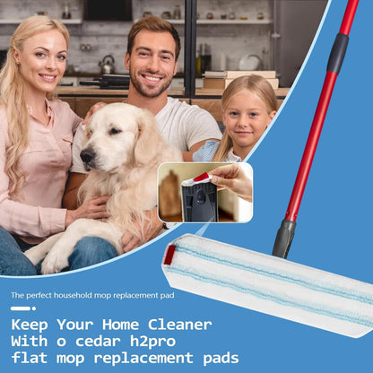 Pure Realm 40 Cout Power Mop Pads Refills for Powermop , Multi-Surface Disposablen swiffer Power Mop Pads，Unscented Spray Cleaning Repalcement Pads Refill