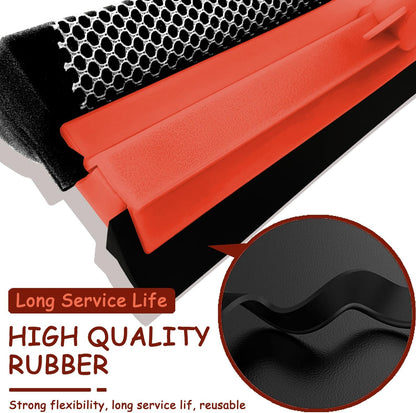 Window Squeegee for Window Cleaning, Squeegee Window Cleaner Tool 2 in 1 Car Window Cleaning Tool with Extension Pole 58‘’ Telescopic Window Washing Equipment, Shower Squeegee for Shower Glass Door