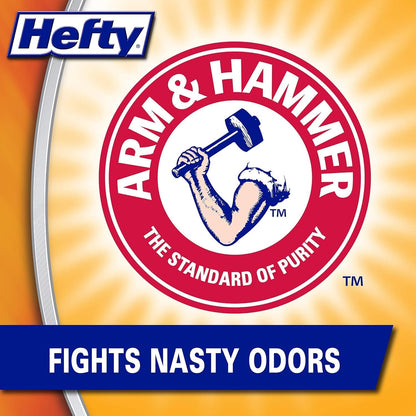 Hefty Small Trash Bags, Fabuloso Scent, 4 Gallon, 52 Count
