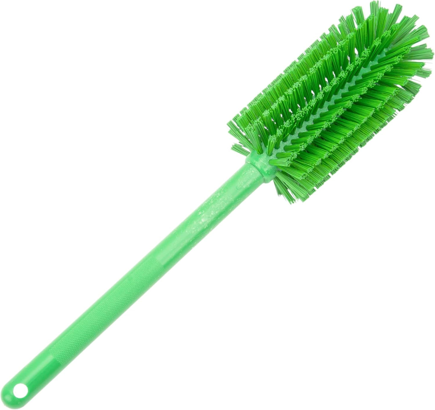 SPARTA Large Water Bottle Brush Ideal for Wide-Mouth Jars, Bottles and Tumblers, Dishwashing Tool with Handle for Home and Commercial Kitchens, Plastic, 12 Inches, White