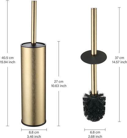 Toilet Brush and Holder Set Premium Material Toilet Bowl Cleaner Free Standing Toilet Bowl Brush and Holder