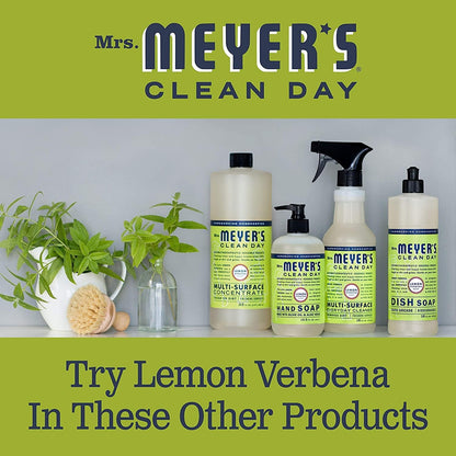 Mrs. MEYER'S Clean Day Liquid Dish Soap Refill, Lemon Verbena, 48 Fl Oz. (Pack of 2)