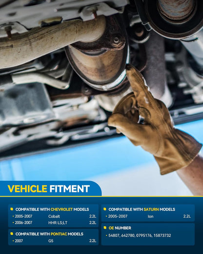 PHILTOP Left and Right Catalytic Converter Replacement For 2005-2010 300 2.7/3.5L V6 RWD, 2006-2010 Charger 2.7/3.5L V6 RWD, 2005-2008 Magnum 2.7/3.5L V6 RWD Replace 55434, 55433 (EPA Compliant) - Colors B