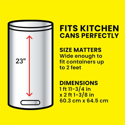 Glad ForceFlex MaxStrength XL Kitchen Trash Bags, 20 Gal, Fresh Clean, 80 Ct (Package May Vary)