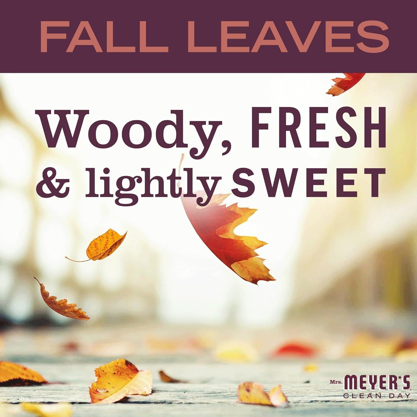 Mrs. MEYER'S CLEAN DAY Dish Soap, Fall Leaves Scent, 16 fl oz (Pack of 3)