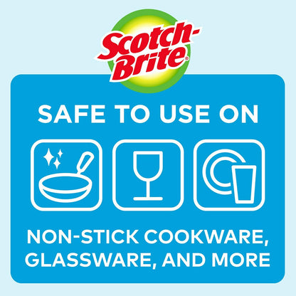 Scotch-Brite Stay Clean Scrubbing Dish Cloths, Rinses Clean and Dries Quick, 2 Non-Scratch Dish Cloths