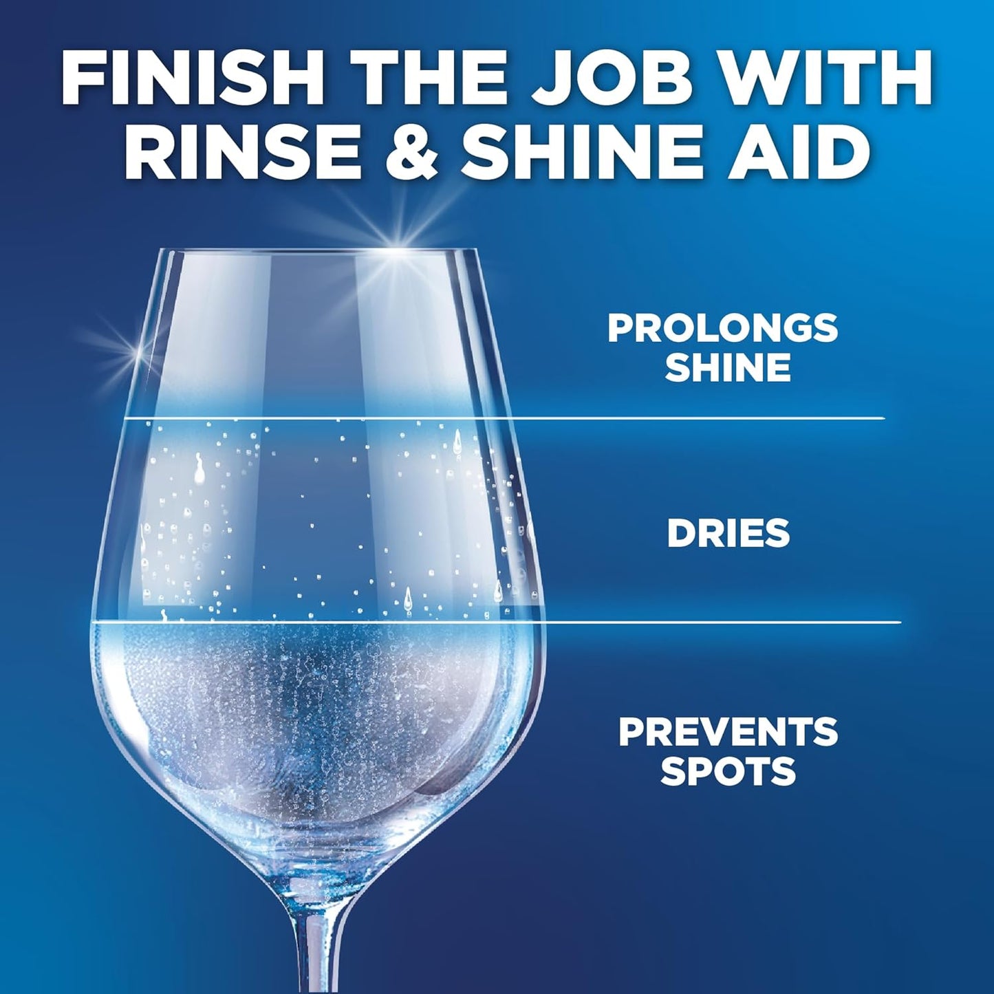 Finish Rinse Aid 100% Better Drying Dishwasher, Lemon Sparkle, 800 ML