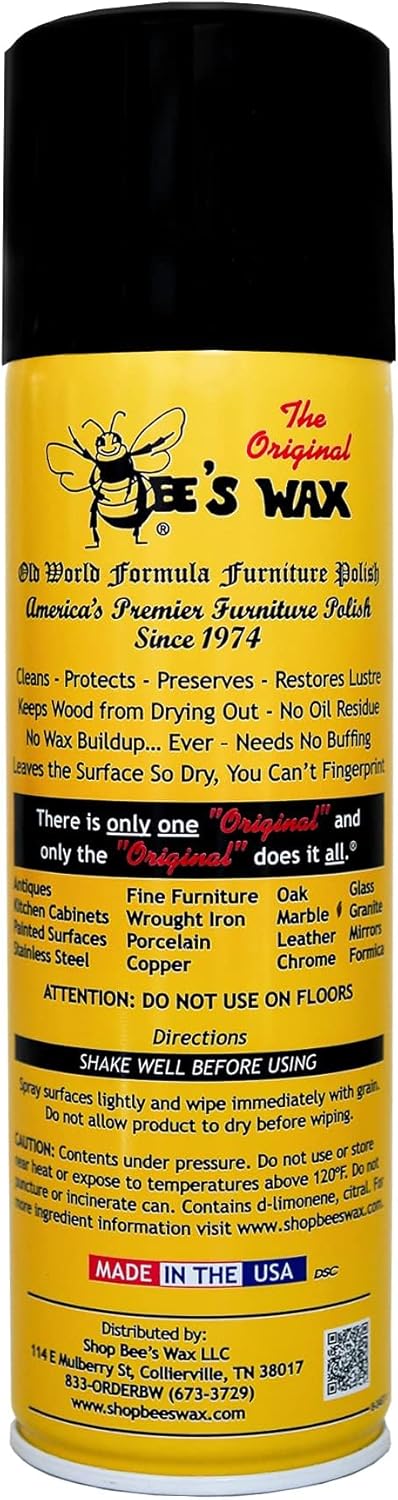 The Original Bee's Wax Old World Formula Furniture Polish - 2 Pack