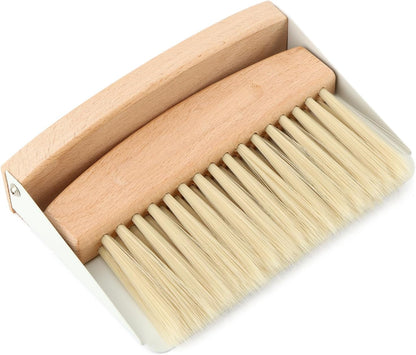 Mini Dustpan and Brush Set,Stable Dust Pans with Brush,Easy to Store and Broom and Dustpan Set,Portable Broom and Dustpan for Countertop,Table,Sofa,Furniture,Keyboard,Car,Cabinet