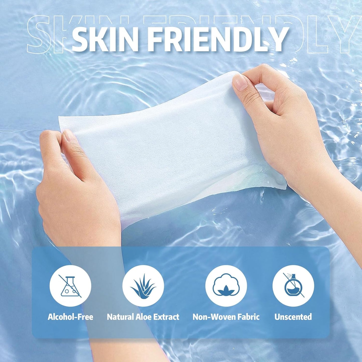 CPAP Mask Wipes, 160 Count Super Jumbo Pack, FSA/HSA Eligible, Extra Large & Moist, Unscented, Lint Free, Alcohol Free, Cleansing-Safe, Cleaning Wipes for Mask, CPAP Machine & Supplies, 1-Pack