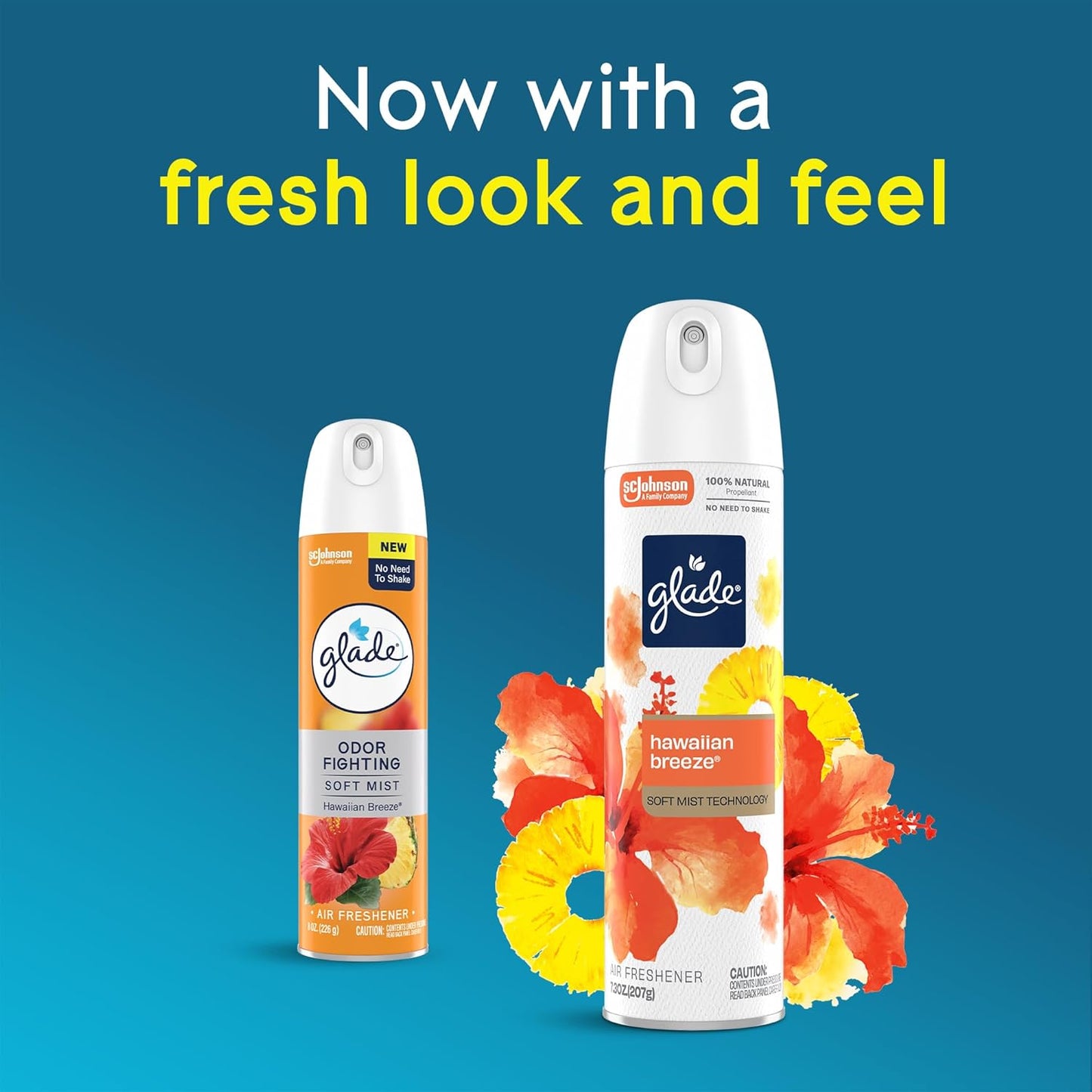 Glade Air Freshener Room Spray, Clean Linen Scent, Odor Fighting to Deliver Long Lasting Freshness, 7.3 Oz, 6 Count