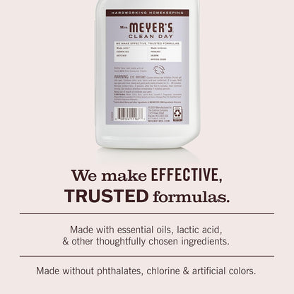 MRS. MEYER'S CLEAN DAY Liquid Toilet Bowl Cleaner, Stain Removing, Lavender, 24 oz