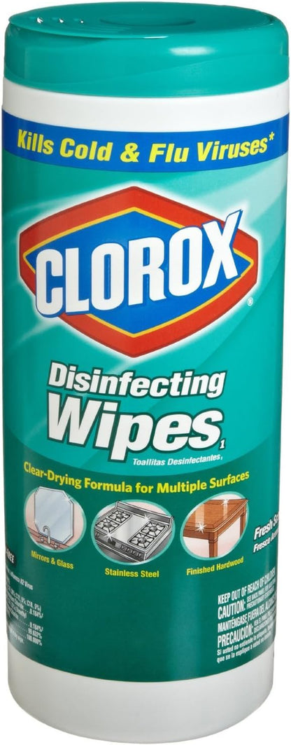 Clorox Disinfecting Wipes Lemon 3 Packs of 75 Count, 225 Count