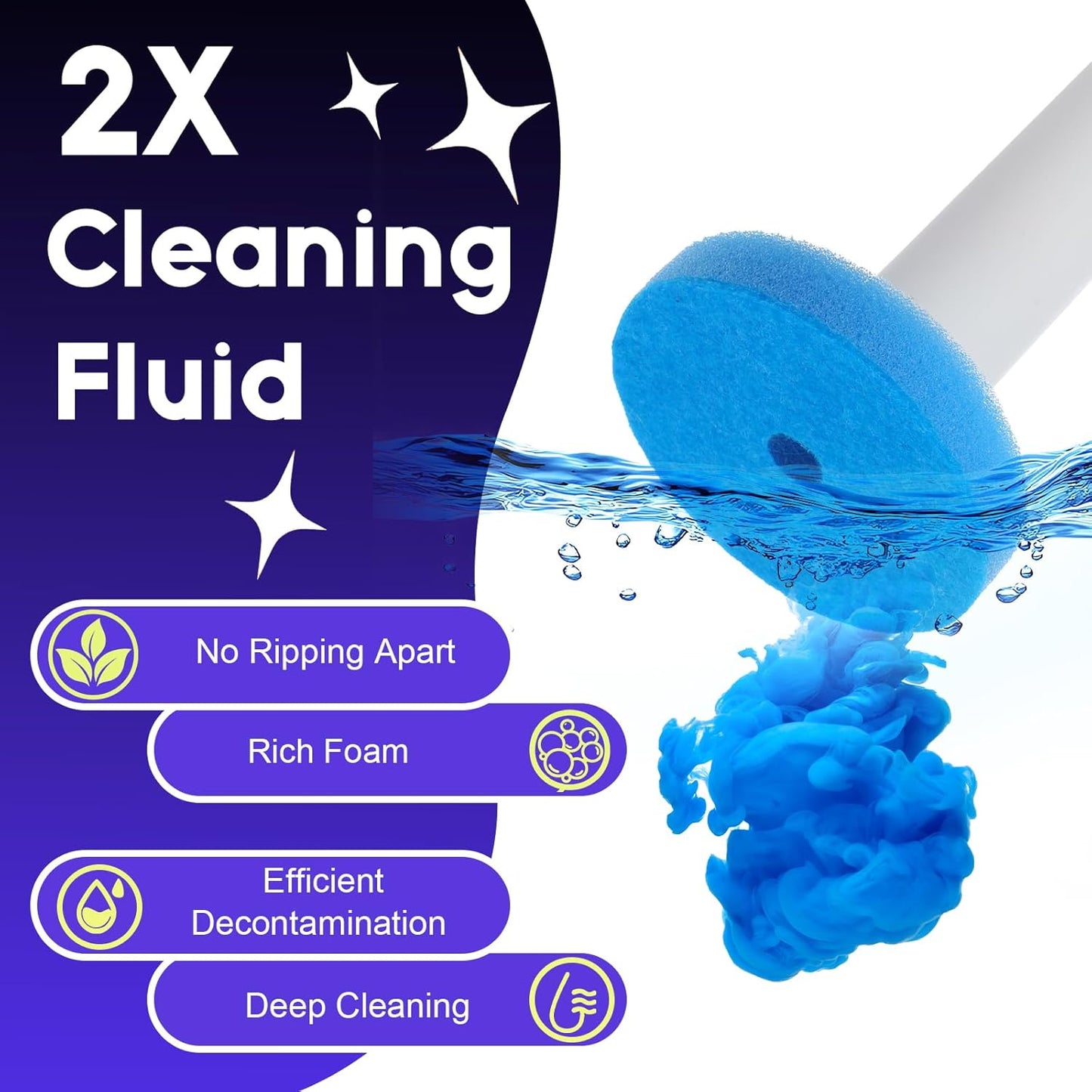 Disposable Toilet Brush Toilet Bowl Cleaner Wall Mounted Toliet Wand Kit with Holder Toilets Cleanings Stick Cleaning Supplies 42 Refills Pads for Cleaning and Hygienic Bathroom Maintenance