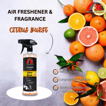 3E Car Air Freshener Premium Baby Powder Scent 16 fl oz – Professional Automotive Air Freshener & Odor Eliminator, Long-Lasting Interior Fragrance for Cars, Trucks, SUVs, RV, Home & Office