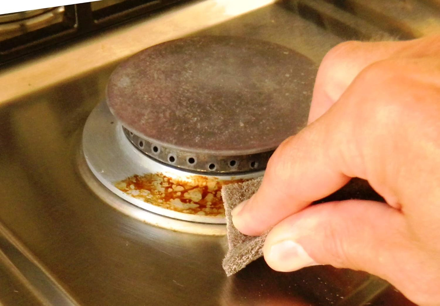 SPOT REMOVER RESTORATION CLEANER PAD for Viking Stove Aluminum Burner Base Ring