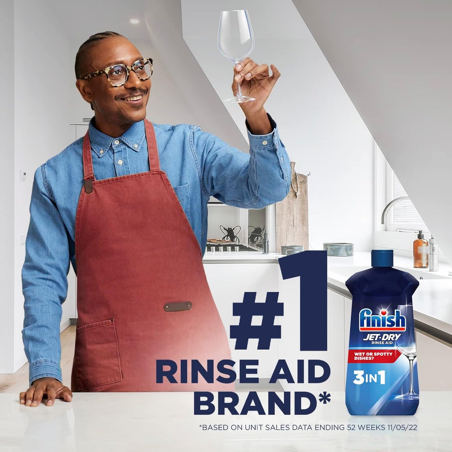 Finish Jet Dry Dishwasher Rinse Aid, 8.45 Ounce