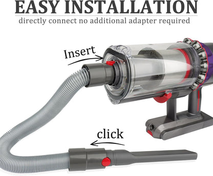 Fulllclean Crevice Tool Attachment Compatible with Dyson Gen5 V15 V15s V12 V11 V10 V9 V8 V7 Vacuum Cleaner Accessories Replacement Parts Brush Nozzle