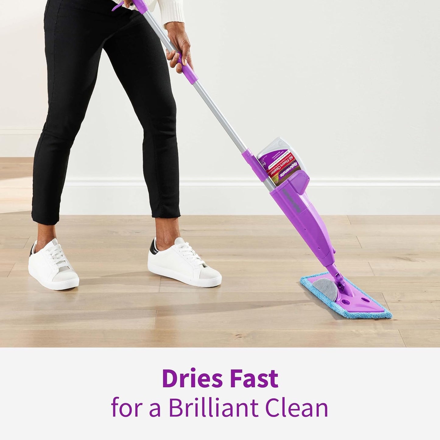 Rejuvenate All Floors Cleaner, 32 Ounces, Breaks Down Dirt and Grime, Cleans and Protects Floors Throughout Your Home, Including Sealed Hardwood, Tile, Vinyl, Laminate and More