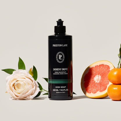 Preston Lane Luxury Dish Soap, Mayfair Scent | Plant Powered Formula with Essential Oils | Tough on Grease, Gentle on Hands | Vegan, Cruelty Free, Clean Ingredients