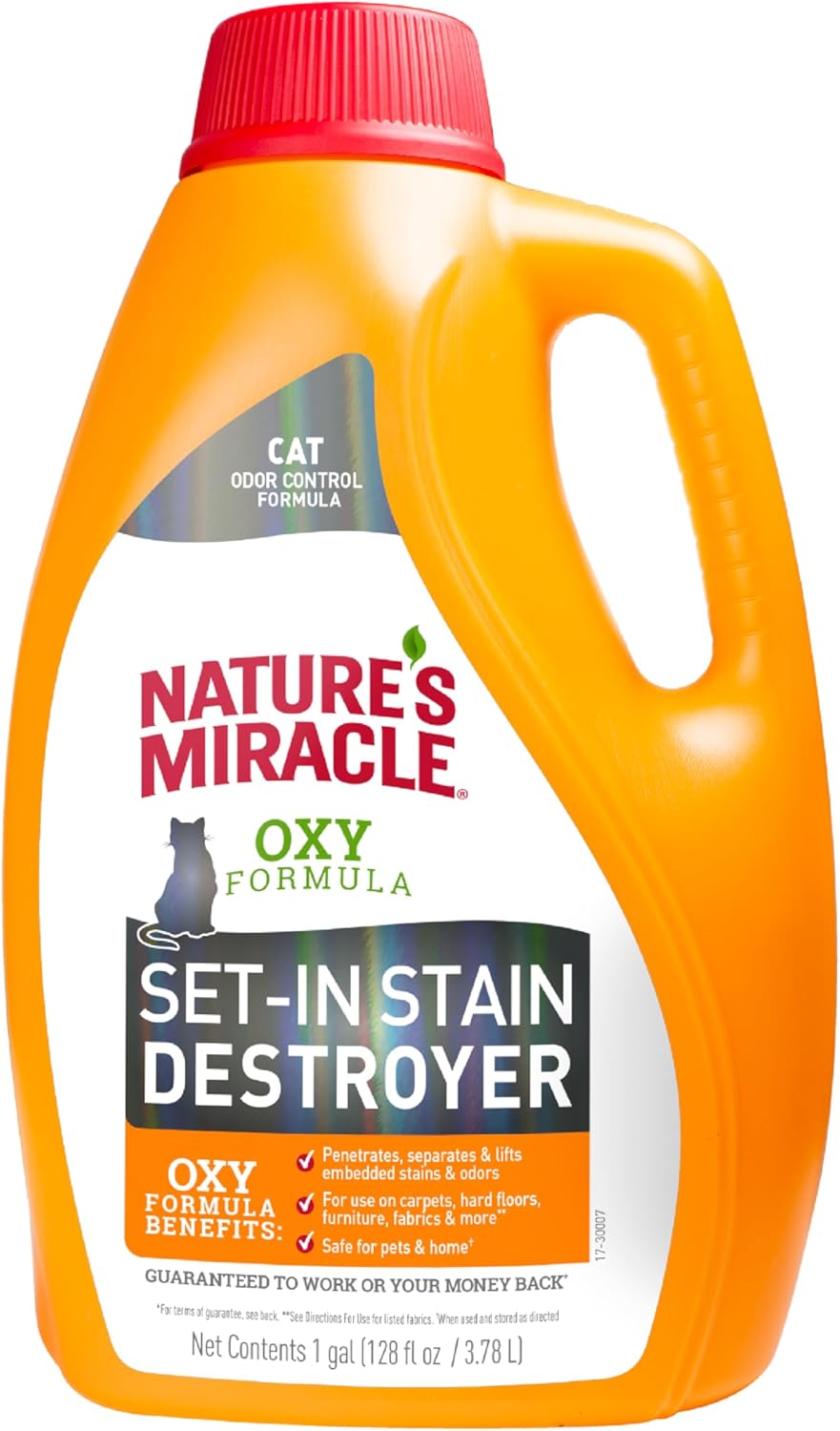 Nature's Miracle Just for Cats Oxy Stain and Odor Remover, 24 fl oz
