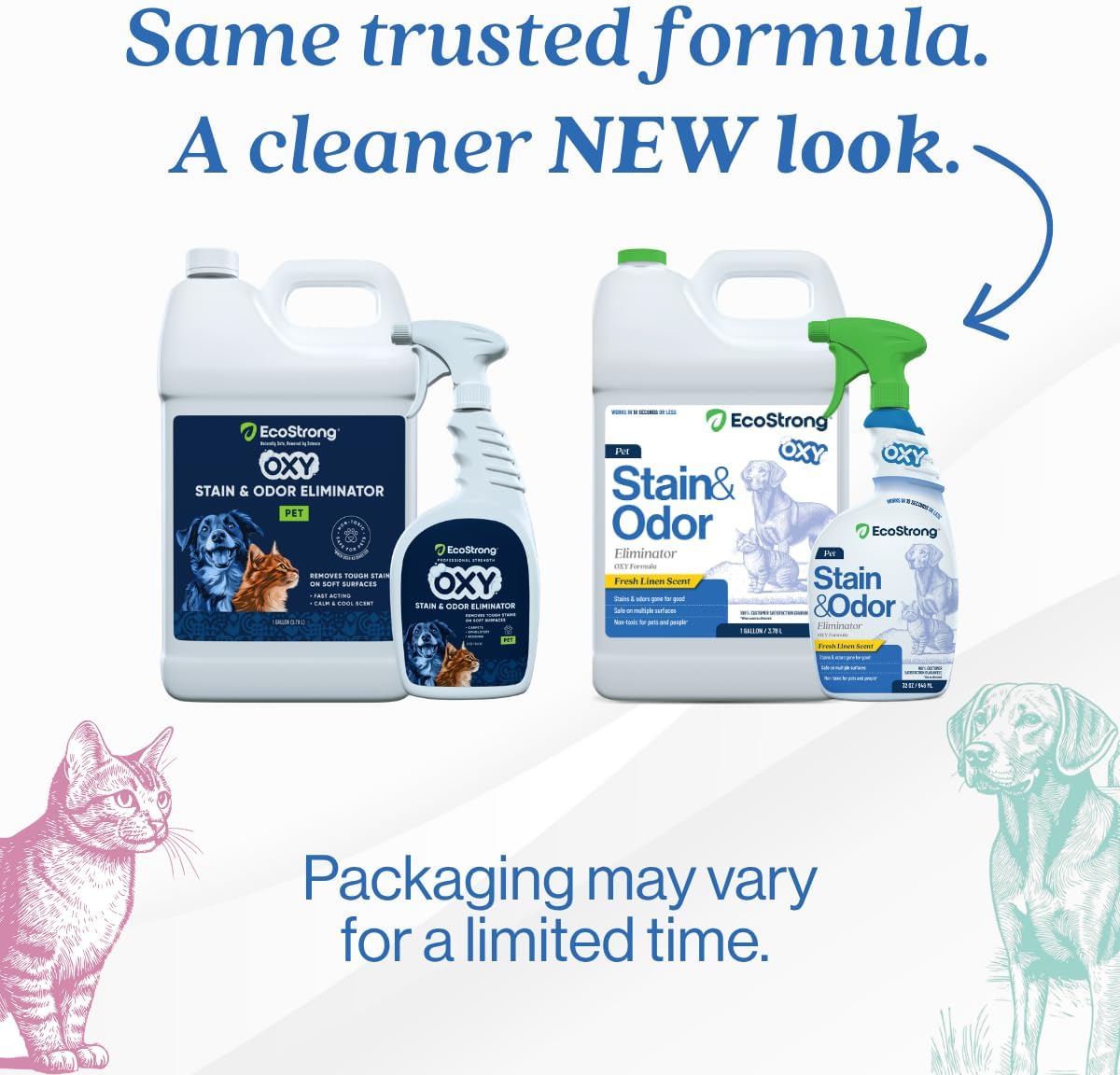 Oxy Pet Carpet Cleaner Spray | Pet Stain Remover for Pet Urine, Cat Pee, Dog Poop | Deep Spot Treating Action on Carpeting, Upholstery, Laundry, Pet Beds & More (32 Fl Oz)