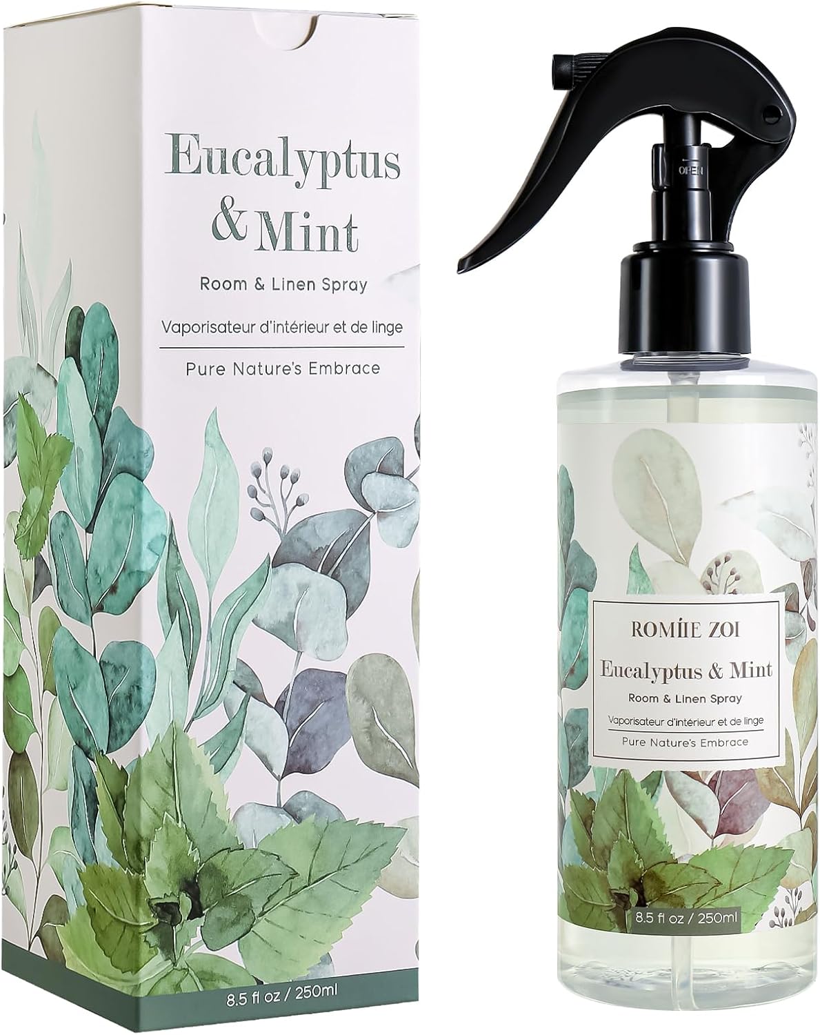 ROMIIE ZOI Room Spray Lemon, Air Freshener Spray Made with Natural Plant Extract, Scented Room Spray for Home Fragrance Fabric Spray Freshener 8.5 FL OZ