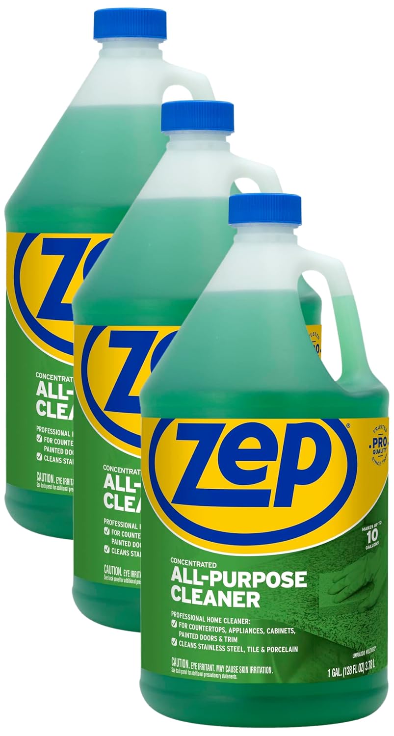 Zep All-Purpose Cleaner and Degreaser - 1 Gallon (1 Unit) ZU0567128 - Heavy Duty Industrial Cleaner for Business and Household Used in Kitchen, Countertops, Appliances, Walls and Floor Surfaces