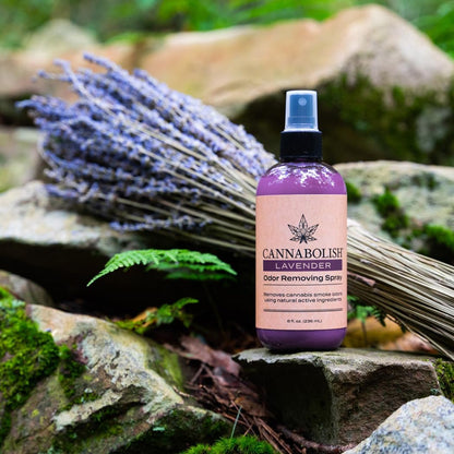 Cannabolish Lavender Smoke Odor Eliminator Spray and Air Freshener, 8 fl. oz, Natural Ingredients (Pack of 2)