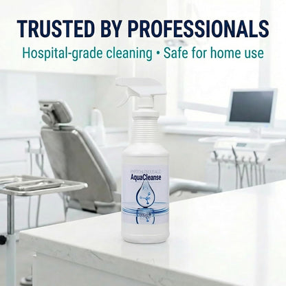 AquaCleanse Hypochlorous Acid 500PPM All-Purpose Cleaner Spray (1 Gallon) – 3X Stronger Than Standard HOCL – Pet & Family Safe, Non-Toxic Surface Cleaner & Odor Remover - No Harsh Chemicals – USA Made