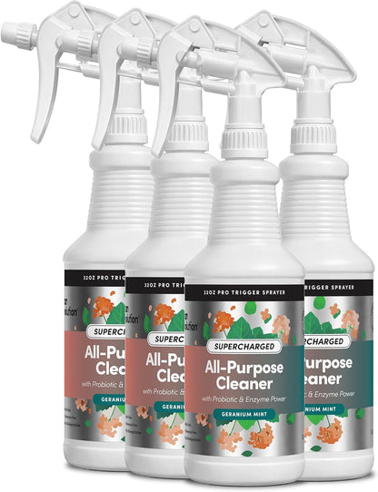 Clean Revolution Multi Surface Cleaner Refill Supply, Non-Toxic, Eco-Friendly & Plant-Based, Ready to Use, Lemon & Herbs, 128 Fl Oz (1 Gallon)