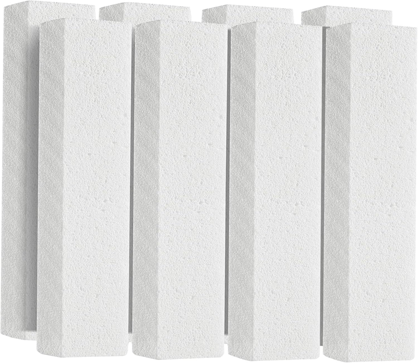 8 Pack Pumice Stone for Toilet Bowl Cleaning, Scouring Stick Remove Toilet Bowl Hard Water Rings, Calcium Buildup and Rust Suitable for Cleaning Toilet, Bathroom, Kitchen Sink, Grill（Gray