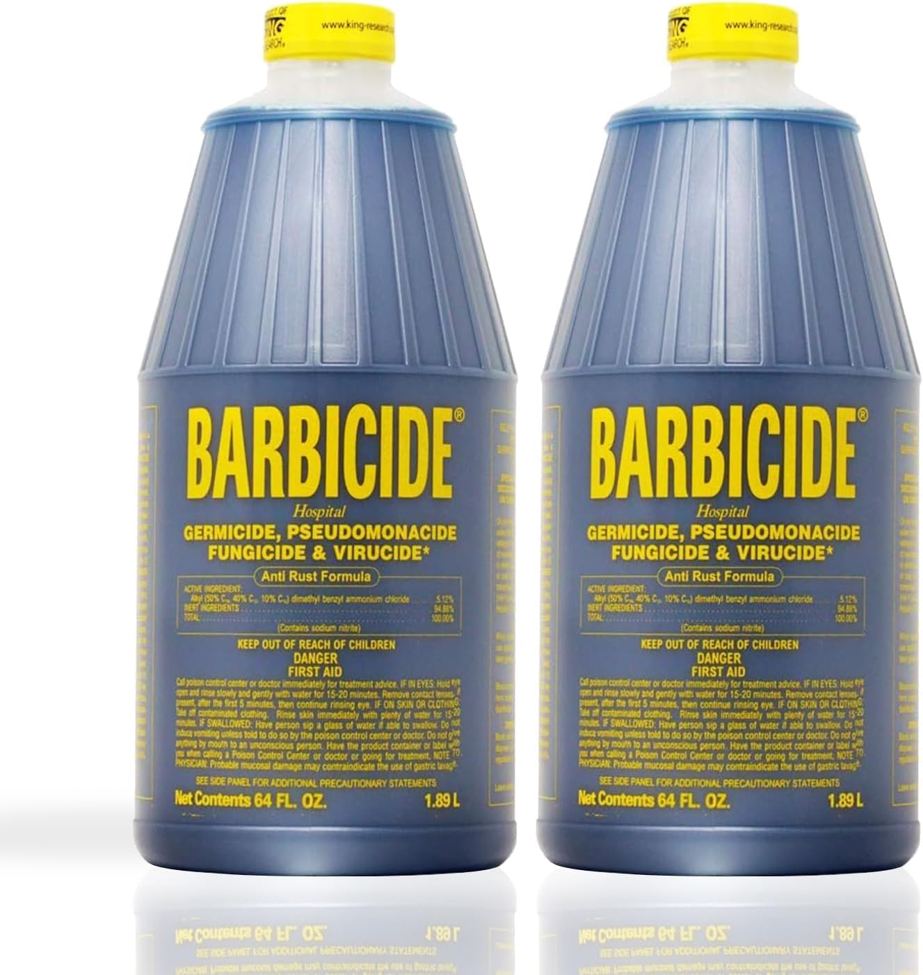 BARBICIDE Disinfectant Concentrate – Pint (16 Fl Oz) | EPA-Registered, Hospital-Grade Germicide for Salons & Barbershops | Anti-Rust Solution for Shears, Combs & Professional Tools