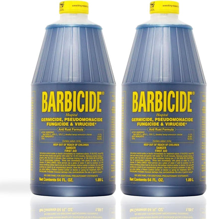 BARBICIDE Disinfectant Concentrate – Pint (16 Fl Oz) | EPA-Registered, Hospital-Grade Germicide for Salons & Barbershops | Anti-Rust Solution for Shears, Combs & Professional Tools