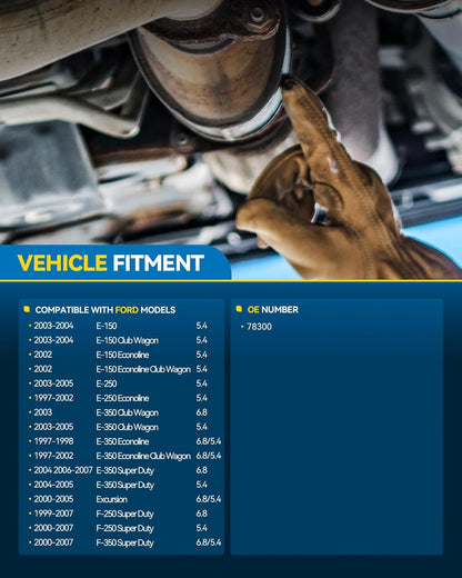 PHILTOP Left and Right Catalytic Converter Replacement For 2005-2010 300 2.7/3.5L V6 RWD, 2006-2010 Charger 2.7/3.5L V6 RWD, 2005-2008 Magnum 2.7/3.5L V6 RWD Replace 55434, 55433 (EPA Compliant) - Colors A