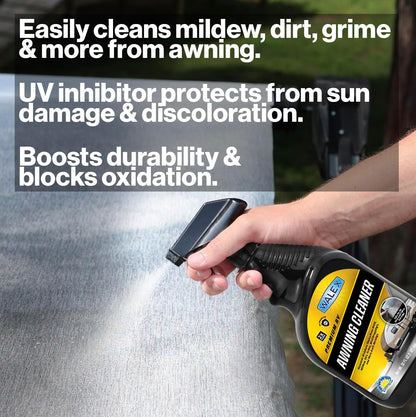Walex RV Awning Cleaner - Safe for Vinyl & Fabric, Dissolves Tough Stains, Mold, Mildew, Dirt, Bird Droppings & More; Extends Awning Lifespan for RVs, Campers, Trailers & Motorhomes, 64 oz